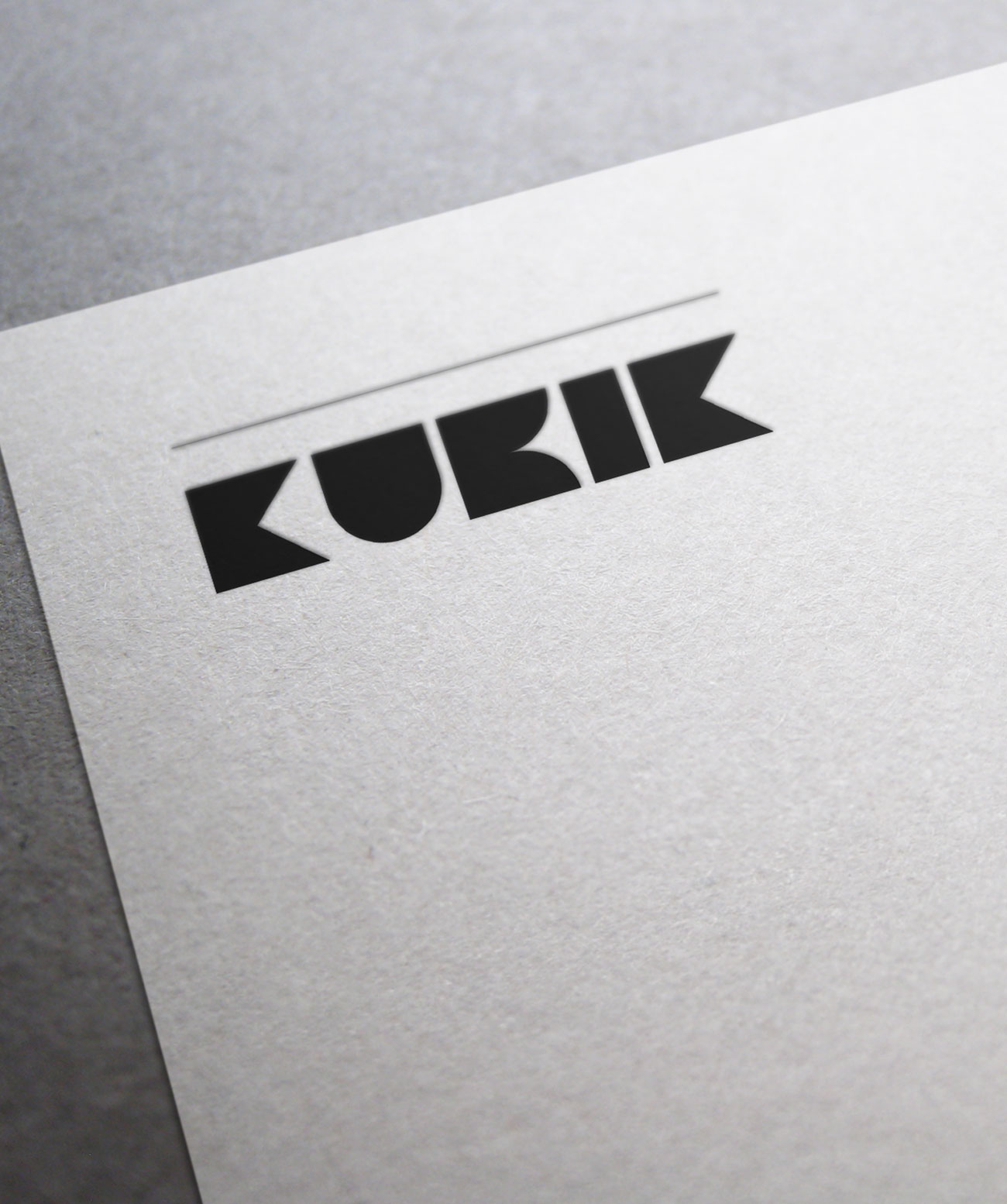 Création en-tête de lettre pour KUBIK