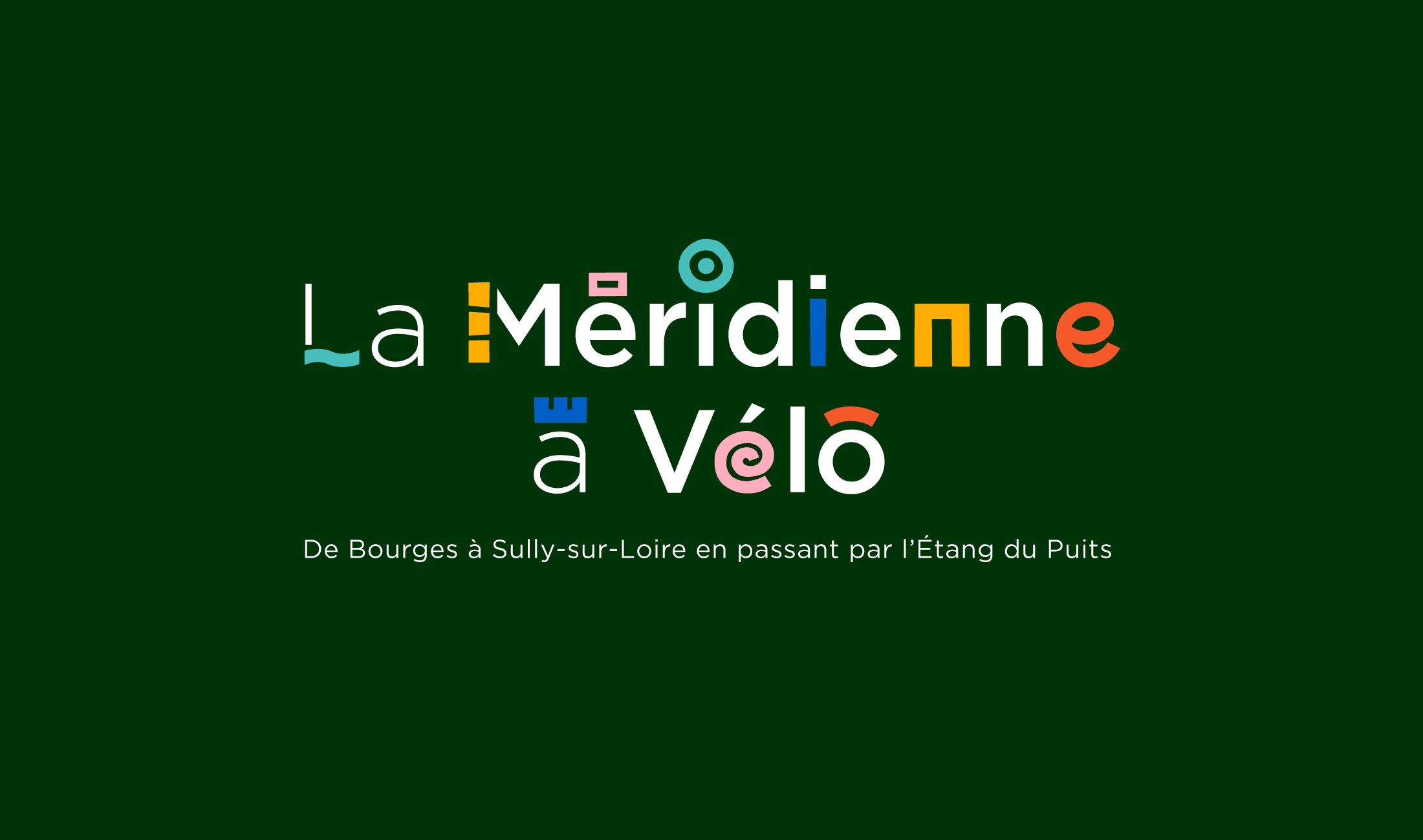 Création Logo la Méridienne a Vélo Création logo, identité visuelle, charte graphique pour la Méridienne à Vélo.